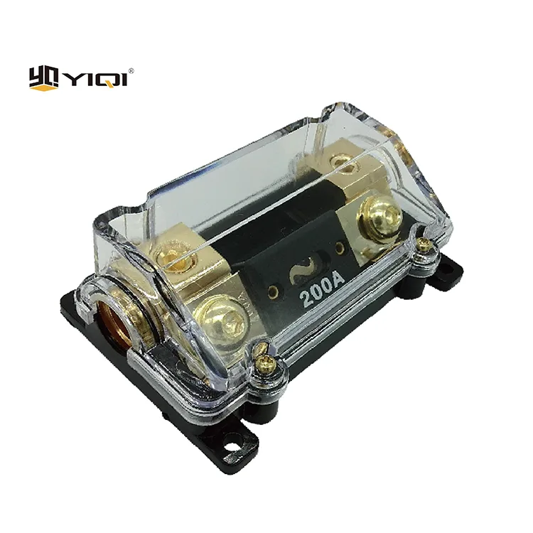 Portafusibles ANL con pantalla digital de audio para automóvil